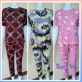Terno Pajama for Women / Leggings Style / Pulido ang Tahi / Quality Guaranteed