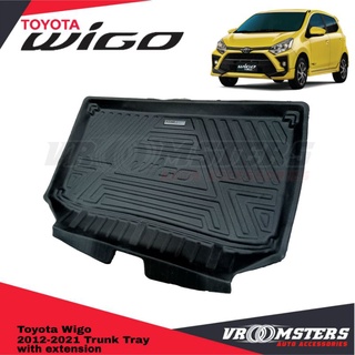 Toyota Wigo 2012-2021 Trunk Tray with Extension #Vroomsters