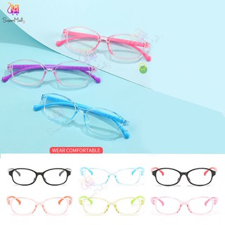 SM COD anti radiation glasses for kids cute light glass Oval eyeglasses