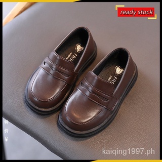 【Ready Stock】Spring Autumn Kids Loafers Leather Slip on Shoes For Girls Casual Shoes Black Boys Oxford Shoes Children Flats Boat Shoe Brownkaiqing1997.ph