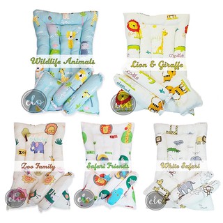Elo Thick Baby Animals Comforter with Bumper Set