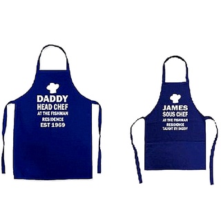 baby Custom Mother and child aprons,Personalized kitchen queens and training children aprons,Matchin
