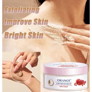 ORANOT Pomegranate Seeds Body Scrub Panghilod 200g Deep Cleaning Improve Rough Skin Remove Blackhead