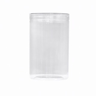 PLAIN, PET JAR CANISTER WITH CLEAR SCREW-TYPE LID
