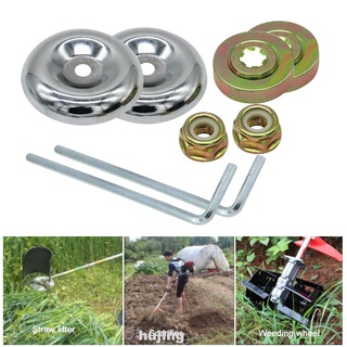 8pcs Universal Replacement Parts Garden Tool Maintenance Fixed Plate Lawnmower Cutter Adapter Kit