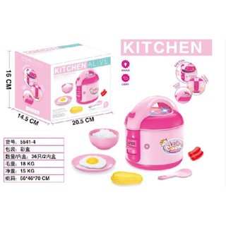 Cooker rice kitchen set for girl