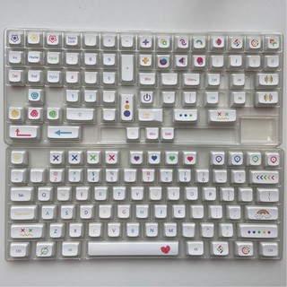 [Keycaps] Crayons Keycaps QX1 Profile PBT 140 Keys Support 61/64/68/78/84/87/96/980/104/108 Profile Keyboard (5)