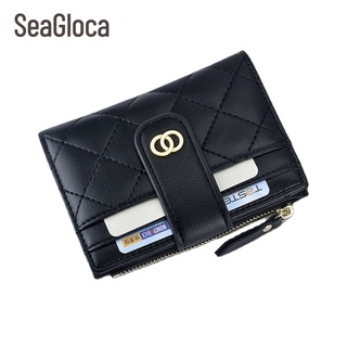 SeaGloca New Luxury Women Short Wallet Lady Purse With Card Holder No. 353 (1)