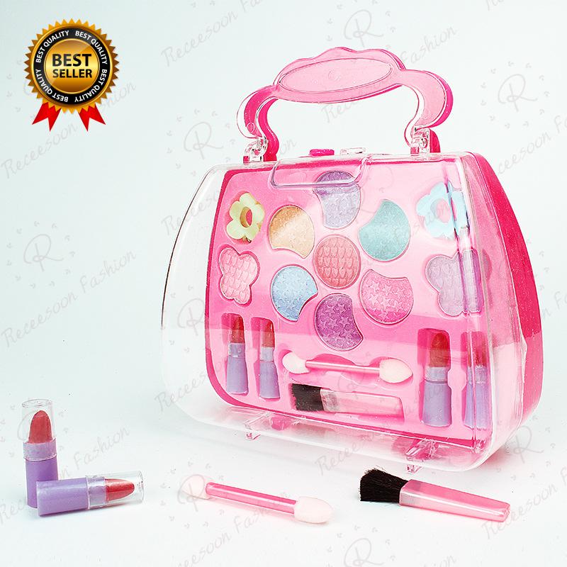 Disney Princess Safety Non-toxic Cosmetic Set Toy Girl Makeup Toys Kids Birthday Gift
