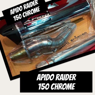 Apido Pipe Raider 150 black/ chrome carb type (4)