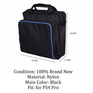 game❣☎✺PS4 Pro Game System Travel Bag Canvas Case Protect Shoulder Carry Bag Travel Case Storage Bag