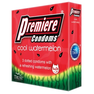 PREMIERE CONDOM COOL WATERMELON 3 SACHETS PER PACK (Discreet Packaging)