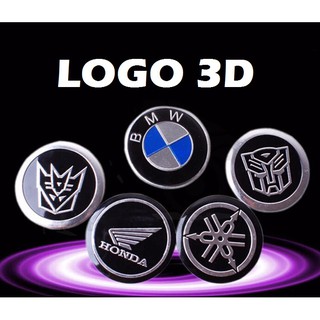Car Motorcycle Stickers logo 3D Aluminum Decals Universal