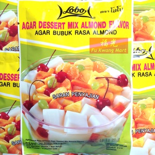 Pudding Powder So Dessert Mix Almond Flavor Imported Thailand Lobo 130 Grams