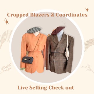 Cropped Blazers Live Selling Check Out