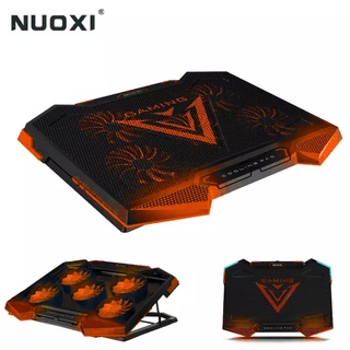 NUOXI 12-17.5 inch Laptop Cooling Pad USB Laptop Cooler Portable USB Air-cooling Fan With 5 Cooling