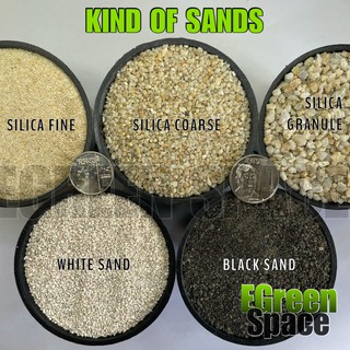 Silica Sand | White Sand | Black Sand - 1 kilo