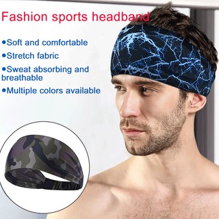 Sweat-absorbent and breathable sports headband for Sports running yoga fitness