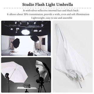 【spot good】♚Deicy 33 inch photography Pro Studio Reflector Translucent White diffuser Umbrella 07.2