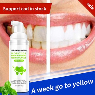 Teeth whitening cleansing mousse toothpaste teeth whitening oral hygiene can eliminate dental plaque