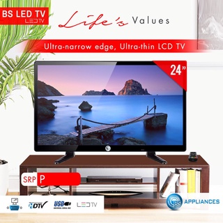 ℡BS Appliances 24" Slim Full HD LED TV with Free USB Flash Drive