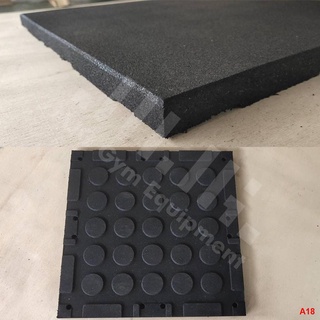 ✹◎♀High Density Rubber Mats with Free Connectors / 0.5 x m 25 mm Thickness