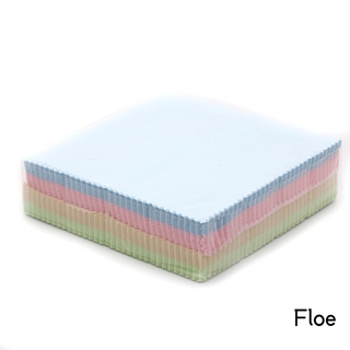 1PC Cleaner Clean Glasses Lens Cloth Wipes for Sunglasses Microfiber Eyeglass Cleaning Cloth for Camera Computer Color Random-floe (1)
