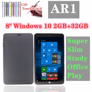 8 Inch AR1 2GB RAM 32GB ROM Windows 10 Tablet PC BT 4.0 Multi-touch 1280*800 IPS Z3735F CPU Office Study Tablets