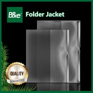bnesos Stationary Plastic Clear Folder Jacket Long Clear Folder Jacket Short 1Pcs