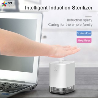 Portable Humidifier Automatic Alcohol Spray Hand Cleaning Soap Dispenser Touchless Hand Sterilizer Alcohol Dispenser for Home Office