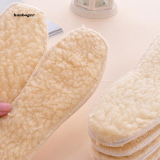 HBGR_Winter Soft Warm Fleece Shoes Boots Sneakers Thermal Insoles Insert Foot Pads