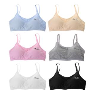 Teen Underwear Cotton Letter Print Bra for Young Girls for Yoga Sports Running (2)