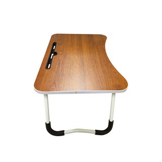 Foldable Laptop Table (Dark Brown)