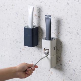 Automatic Lazy Toothpaste Wall-mounted Punch-free Toothpaste Squeezer Bathroom Supplies