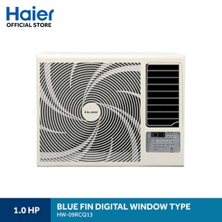 Haier HW-09RCQ13 1.0 HP Digital Window Type Aircon | Inverter Grade R410 Refrigerant | 10.9 EER
