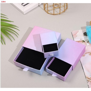 ❇✘10pcs Gradient/ Pink Color Jewelry Gift Box with Foam - Sliding Drawer Box Hard Slide Box