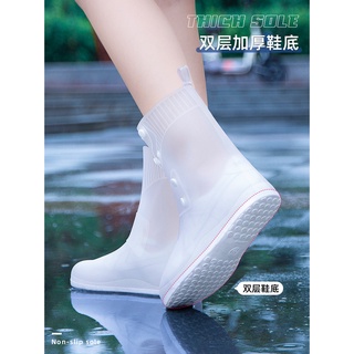 Rain Boots Baby Boy and Girl Summer Waterproof Rain Boots Non-Slip Thickening and Wear-Resistant Mid