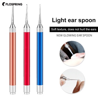 【Stock】 Glowing Earpoon Earwax Remover Cleaner Earpick Cleaning
