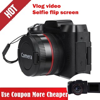 Digital Full HD Camera Professional Video Vlogging Flip Selfie Camera