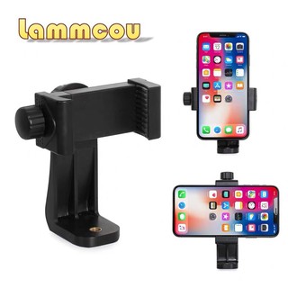 Lammcou Mini Tripod Mount Phone Clip Vertical Mount 360 Degree Rotating Light Weight Tripod Smartphone Holder