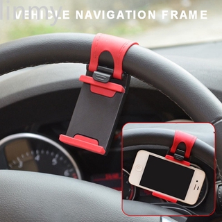 Car Steering Wheel Accessories Clip Mount GPS Mobile Phone Holder Stand