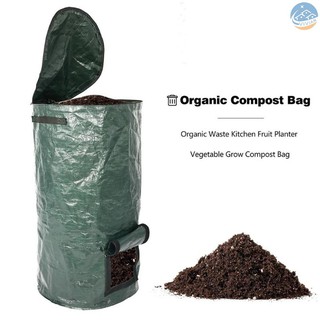 VIAN★ Compostable Trash Bags Garden Waste Bag PE Gardening Bag Reusable Food Scraps Bag for Lawn Pool Leaf Yard Waste Bag