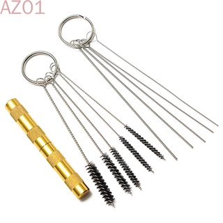 11pcs Stainless Steel Airbrush Cleaning Kit with Cleaning Needle Airbrush Scraper and Tube Brushes High Quality Spray Gun Cleaning Repair Tool for Airbrush