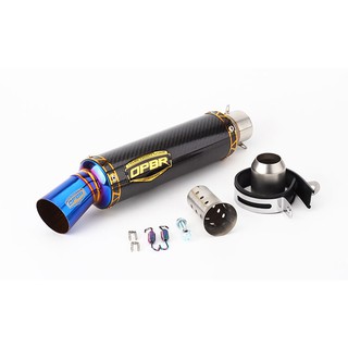 51mm Universal Motorcycle Modified Exhaust Pipe Muffler Semi-blue Exhaust R15 V3 Y15 R25 LC135 LC150 (9)