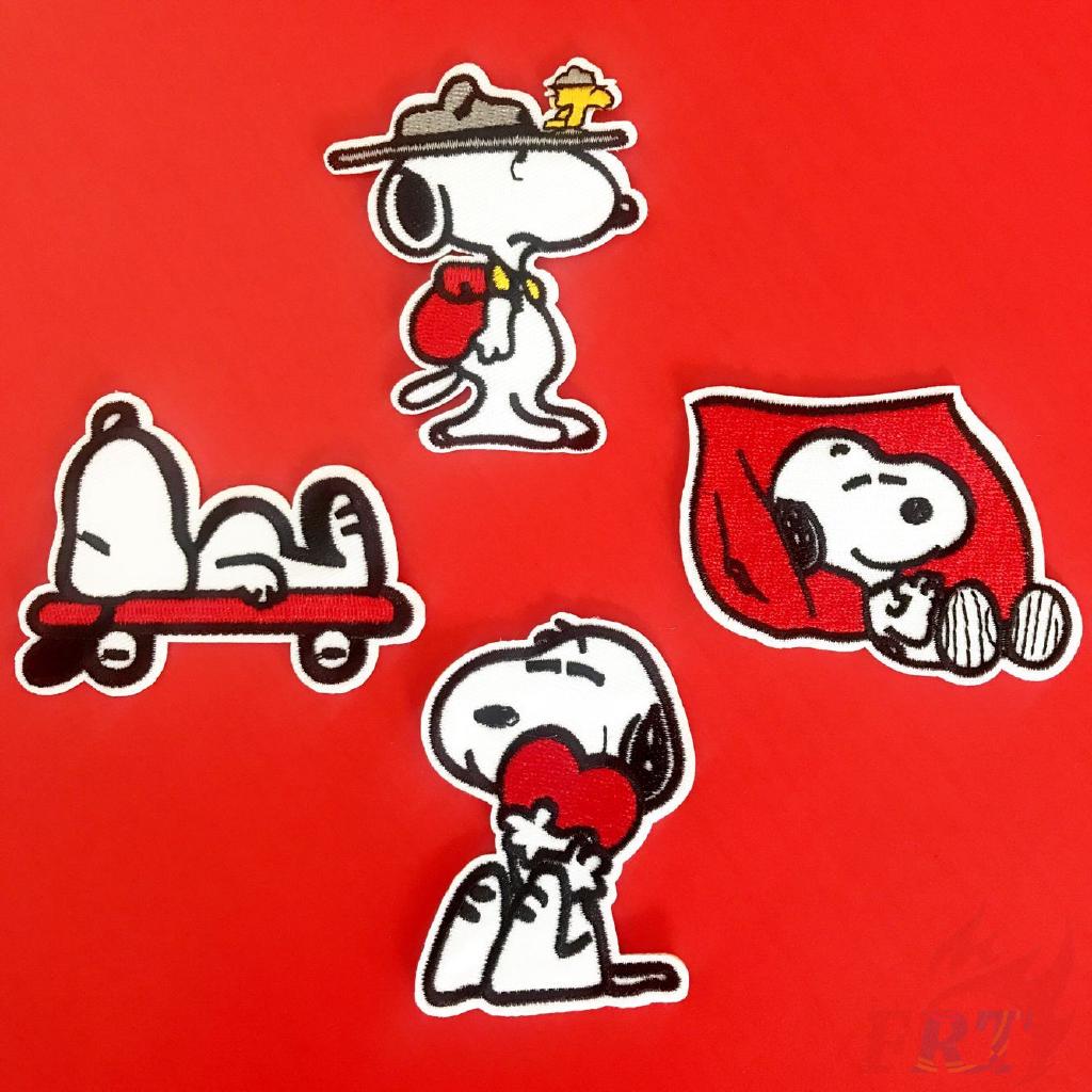 ☸ Snoopy Patch ☸ 1Pc PEANUTS Diy Sew On Iron On Badges Patches（Snoopy - Series 02）
