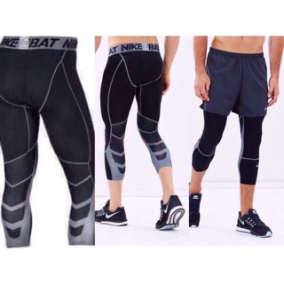 Nike pro compression leggings tights 3/4