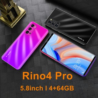 Brandnew Rino 4 Smartphone 4GB RAM/64GB ROM Android CellPhone 5.8 inch 4800mAh Mobile Phone sale 4G phones