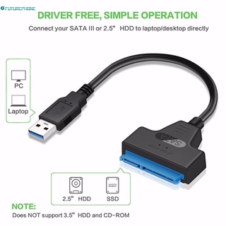 USB 3.0 to 2.5" SATA III Hard Drive Adapter Cable/UASP -SATA to USB3.0 Converter USB 3.0 To SATA 22 Pin 2.5 Inch Hard Disk Drive SSD Adapter Connector Cable Lead USB 3.0 To 2.5 inch SATA Hard Drive Adapter Cable SDD SATA To USB 3.0 Convert P1