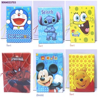 DRTSDRTTY666﹍✱☑Stitch Pooh Marie MickeyMouse Spongebob Doraemon Rilakkuma passport holder