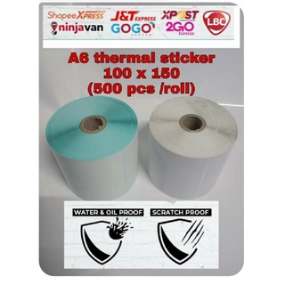 A6 Waybill Thermal Sticker / 500 sheets / (wholesale)